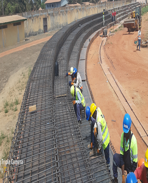 Réhabilitation du stade de Kamsar